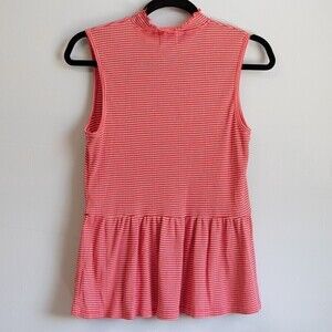 T.La pink peplum sleeveless top-S